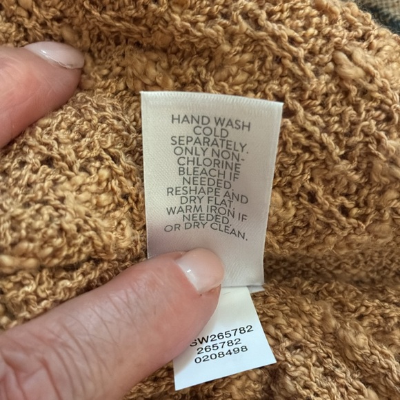 J. Jill Gold Knit Top, small petite - Picture 6 of 6